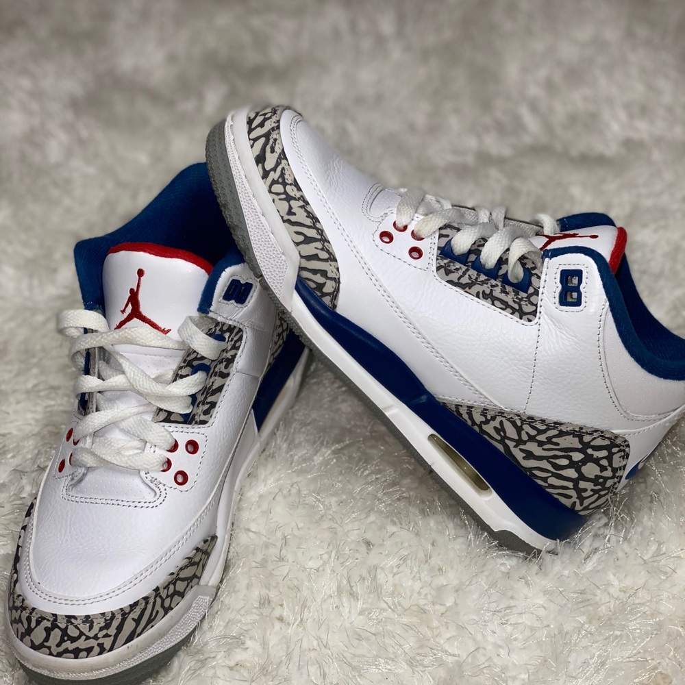 Boys Nike Jordan 3 retro OG TRUE BLUE (2016)